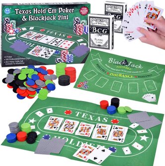 JOKOMISIADA Sada 2v1 Poker & Blackjack