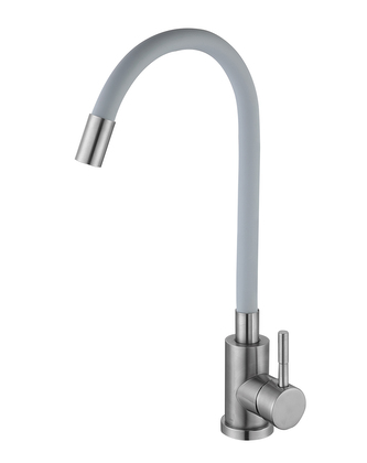 Dřezová baterie, SUS-011 REFL.GRAY, šedá | SUS-011 REFL.GRAY