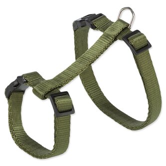 Postroj Trixie pro kočky s vodítkem zelený 27–45 cm/13 mm, 1,20 m