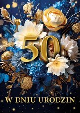 Karnet FL 3D ZMIENIAJĄCY OBRAZ 50 NIEBIESKI