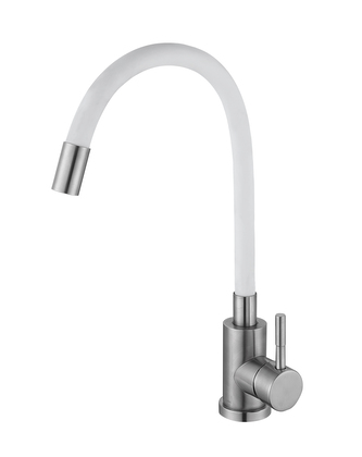 Dřezová baterie, SUS-011 REFL.WHITE, bílá | SUS-011 REFL.WHITE