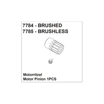 DF models Pastorek motoru brushed pro 3143