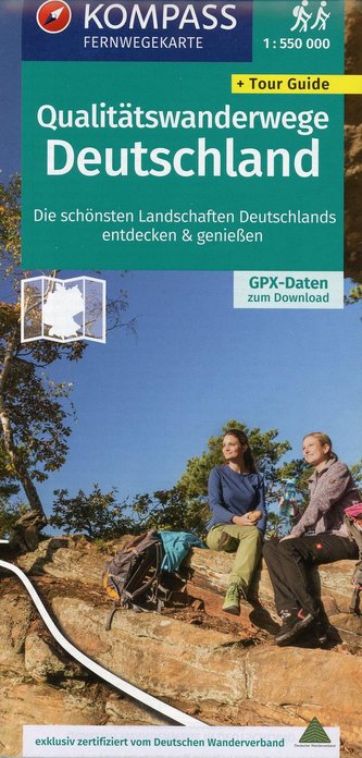KV FWK 2561 Qualitätswanderwege Deutschland 1:550 000