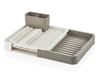 MODERNA ROZTAHOVACÍ PLASTOVÝ ODKAPÁVAČ NA NÁDOBÍ KRÉMOVÝ