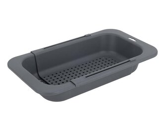 VIVO ROZTAHOVACÍ PLASTOVÝ ODKAPÁVAČ DO DŘEZU ANTRACITOVÝ