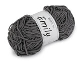 Pletací žinylková příze Emily 100 g - 1 ks - 23 šedá tmavá