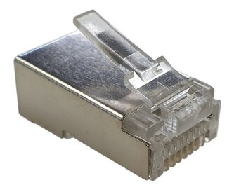 XtendLan Konektor RJ45 CAT6 STP, EZ type, drát 50u, balení 100ks