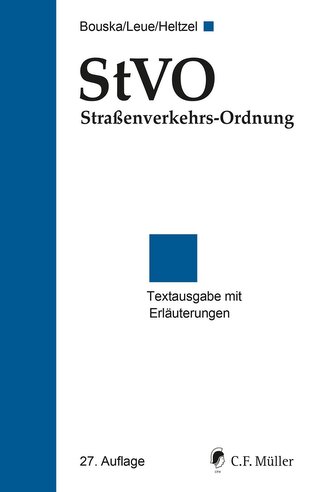 StVO Straßenverkehrs-Ordnung