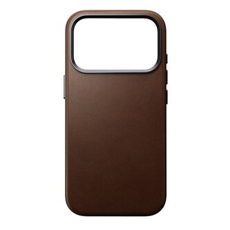 Nomad Traditional Leather Case, brown - iPhone 17 Pro