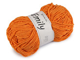 Pletací žinylková příze Emily 100 g - 1 ks - 16 oranžová