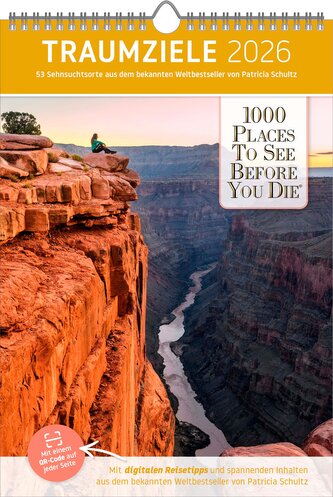 Traumziele Wochenkalender - 53 Blatt mit Reiseinfos und Tipps
