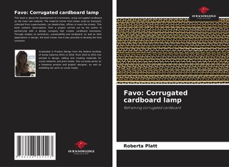 Favo: Corrugated cardboard lamp