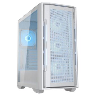 COUGAR PC skříň UNIFACE RGB White Mid Tower Mesh Front Panel 4 x 120mm ARGB Fans TG Left Panel COUGAR PC skříň UNIFACE RGB White Mid Tower Mesh Front Panel 4 x 120mm ARGB Fans TG Left Panel