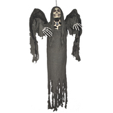 Halloween zombie kostra s křídly, 160 cm