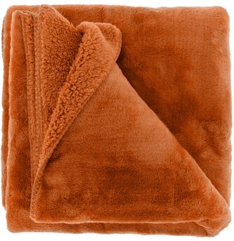 Heboučká hřejivá deka Torvah oranžová