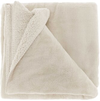 Heboučká hřejivá deka Torvah v holubí bílé