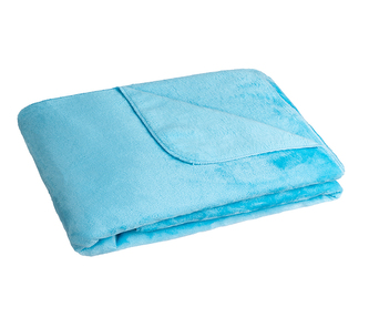 Přikrývka Korall micro - Modrá - 100x150 cm