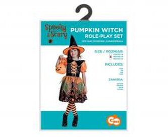 Zestaw dla dzieci Dyniowa Czarownica rozm. 120/130