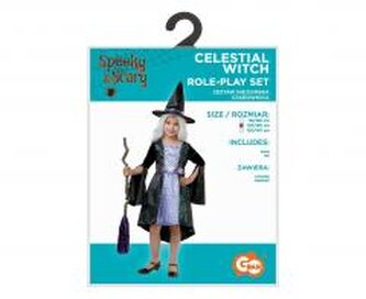 Strój dla dzieci Nieziemska Czarownica r. 120/130