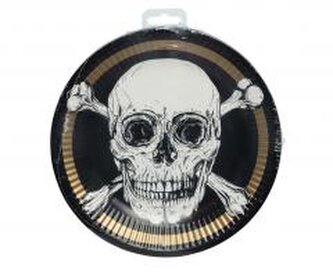 Talerzyki papierowe Piraci 23cm 10szt