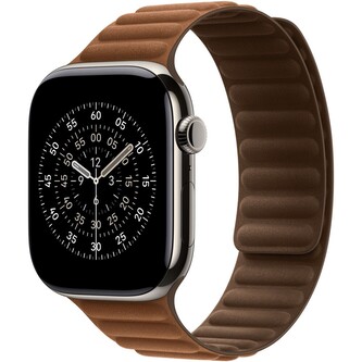 Apple Watch 49/46/45/44mm karamelový magnetický tah M/L