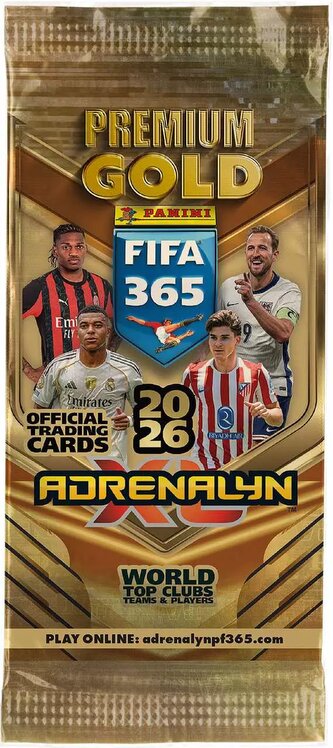 PANINI FIFA 365 2025/2026 - ADRENALYN karty - GOLD PACKET