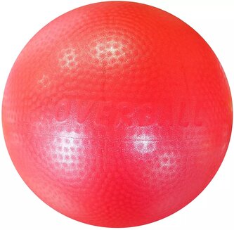 Míč overball 230mm červený fitness gymball rehabilitační do 90kg