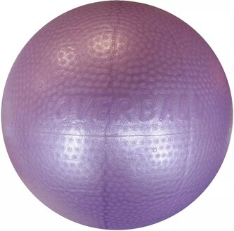 Míč overball 230mm fialový fitness gymball rehabilitační do 90kg