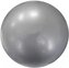 Míč overball 200mm stříbrný fitness gymball rehabilitační do 100kg