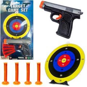 Pistolet strzałki tarcza Pistolet strzałki tarcza