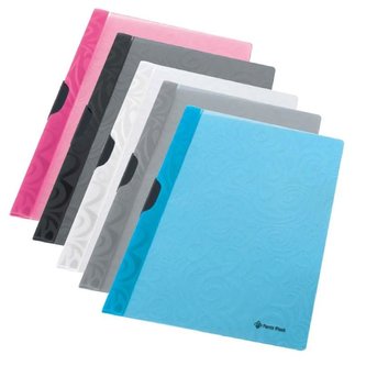 Skoroszyt A4 Tai-Chi z klipsem bocznym niebieski