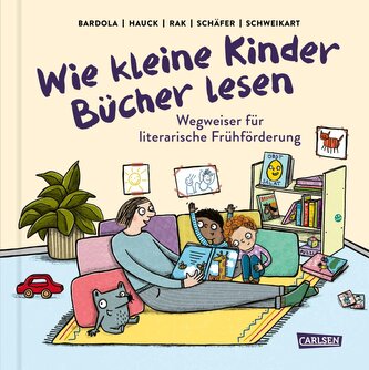 Wie kleine Kinder Bücher lesen