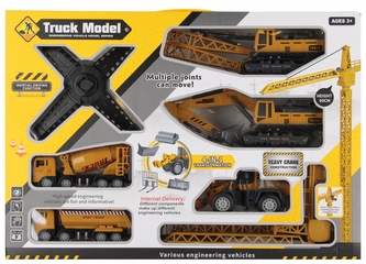 Maszyna budowlana Dźwig z akcesoriami zestaw MEGA CREATIVE 567019