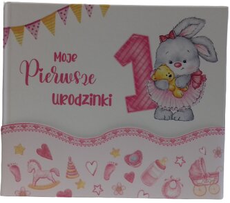 Album A4 Roczek, różowy króliczek U/003