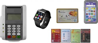 PLEJO Platební terminál s mobilem a hodinkami