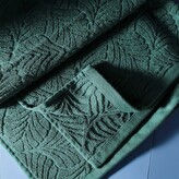 Ręcznik | ESTRELLA | bawełniany zielony w liście | 70x130 cm | 896960