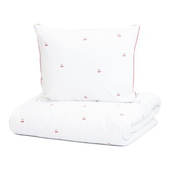 POŚCIEL | B2 CHERRINE ESSENTIALS | bawełniana w wiśnie | 160x200 + 2*70x80 | 738722