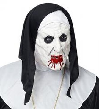 Maska na Halloween Zakonnica Maska na Halloween Zakonnica