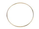 Kovový kruh / ucho na tašku Ø21,3 cm - 1 ks - 2 zlatá
