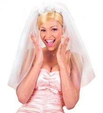 Welon Panny Młodej na opasce