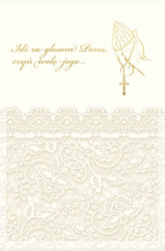 Karnet Religijny LC - dłonie