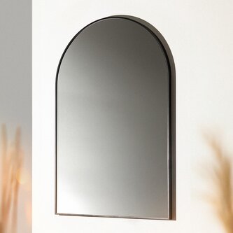 Lustro | ELORA | wiszące czarne | 60x90 cm | 872070