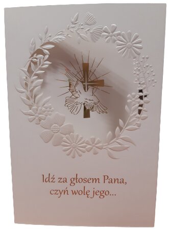 Karnet Religijny LC - krzyż