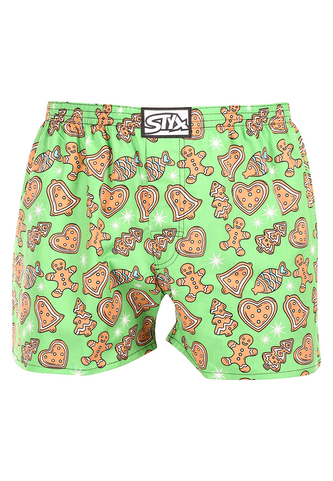Pánské trenky Styx art klasická guma Vánoce perníčky (A1753) L Pánské trenky Styx art klasická guma Vánoce perníčky (A1753) L