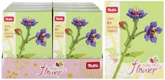 Klocki konstrukcyjne Kwiaty 108 elementów MEGA CREATIVE 569727