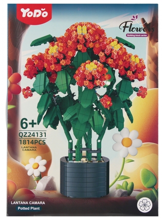 Klocki konstrukcyjne Kwiaty 1814szt MEGA CREATIVE 567491