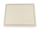 Dno na pletení / výrobu košíků 20x25 cm - 1 ks - přírodní sv.