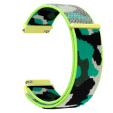 Nylonový řemínek kamufláž 22mm,Světle-zelená kamufláž