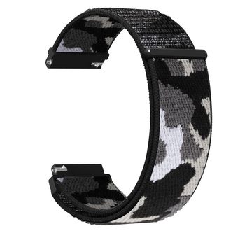 Nylonový řemínek kamufláž 20mm,Černá kamufláž