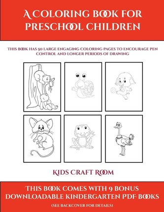 Kids Craft Room (A Coloring book for Preschool Children)